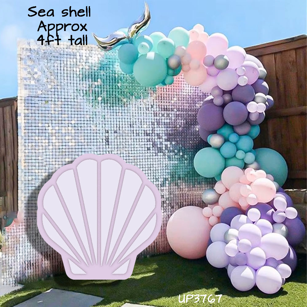 UP3767  Under the sea, mermaid theme, shell, seaweeds beach theme