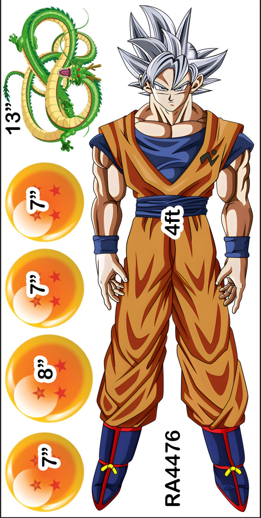 RA4476 Dragon ball Z Goku