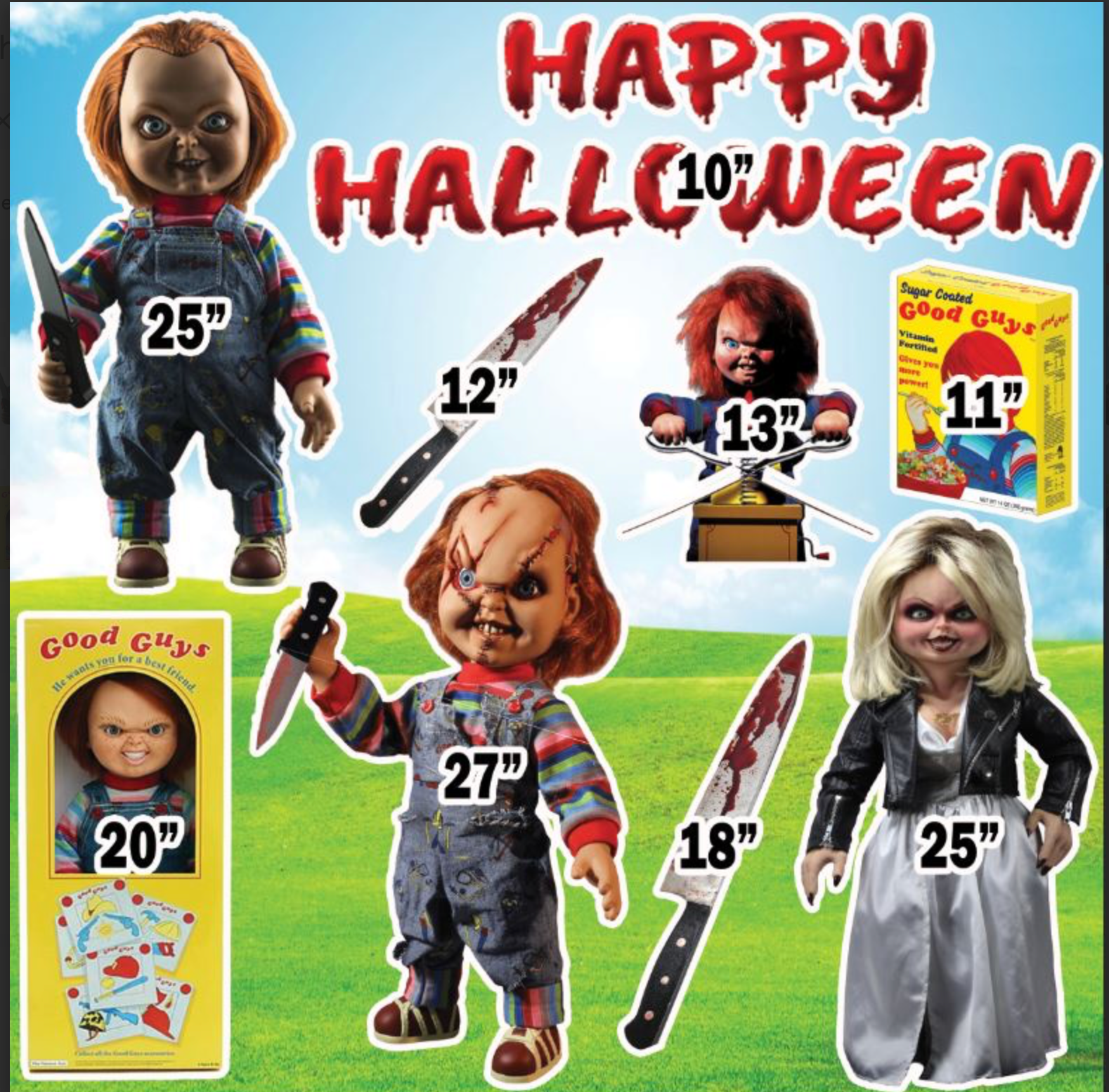 UP581 HS Halloween CHUKY