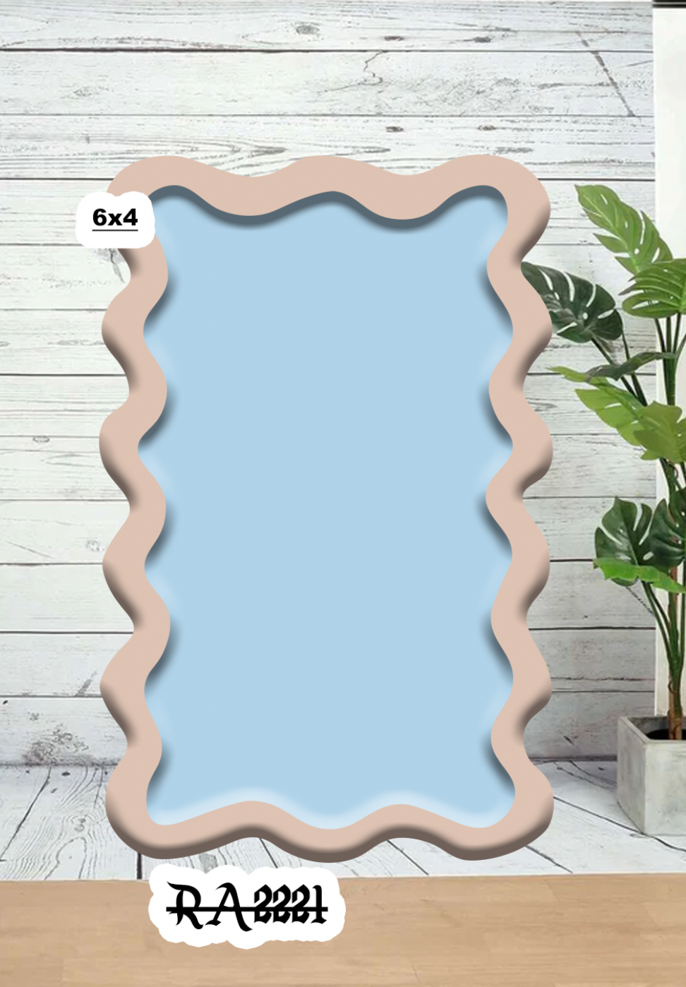 RA2221 WAVE PANEL 6X4 SB BLUE