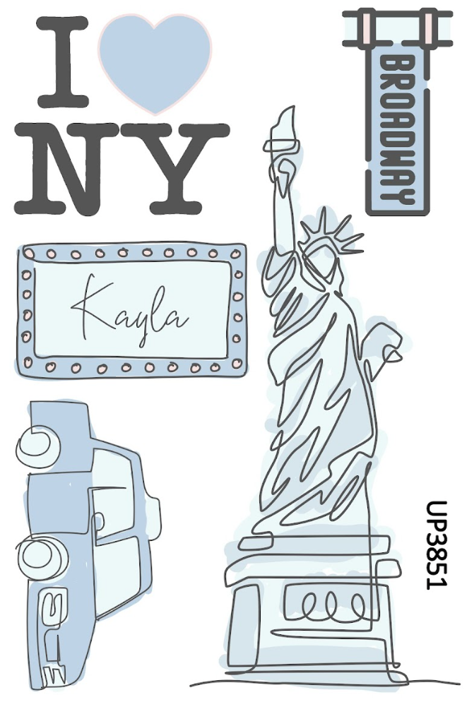 UP3851 NYC NEW YORK C ITY 3QS