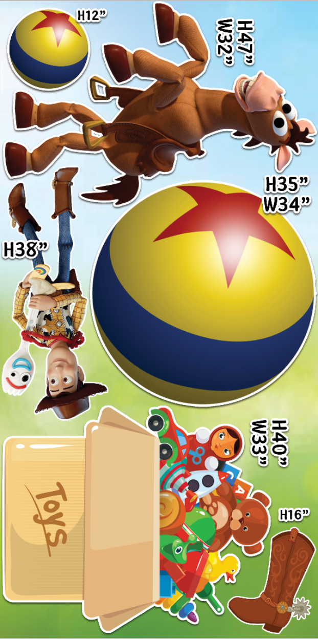 AB1809FS Toy Story Party Props