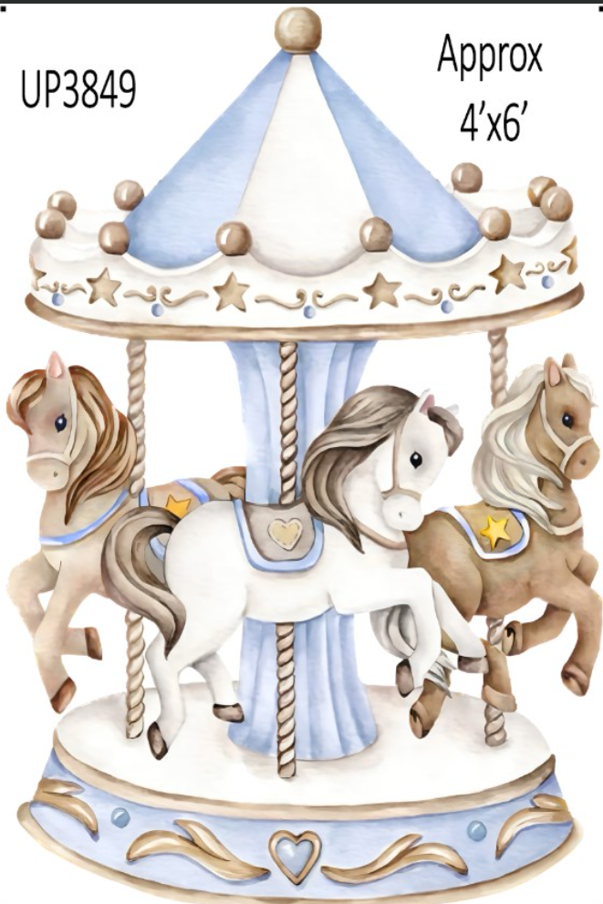 UP3849 3QS CAROUSEL HORSE