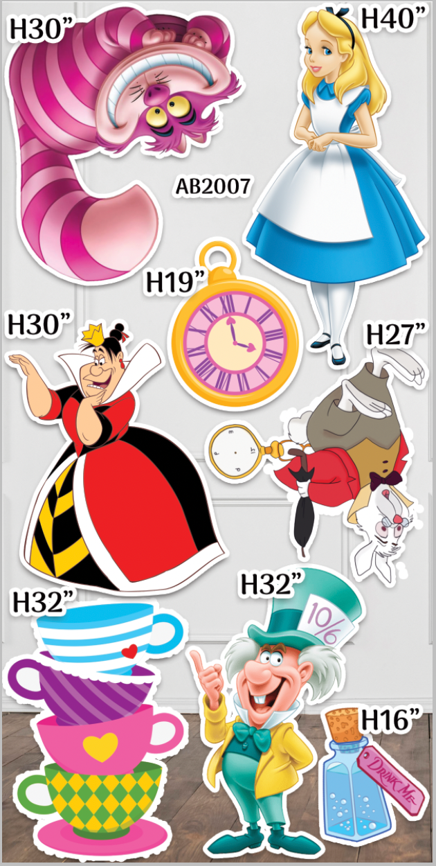AB2007FS Alice In wonderland princess props