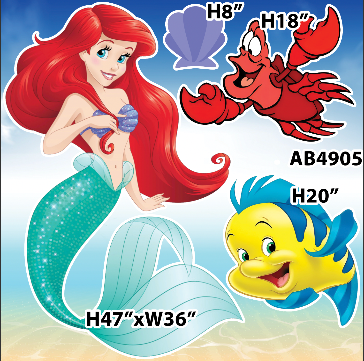 AB4905HS Princess Ariel Little Mermaid