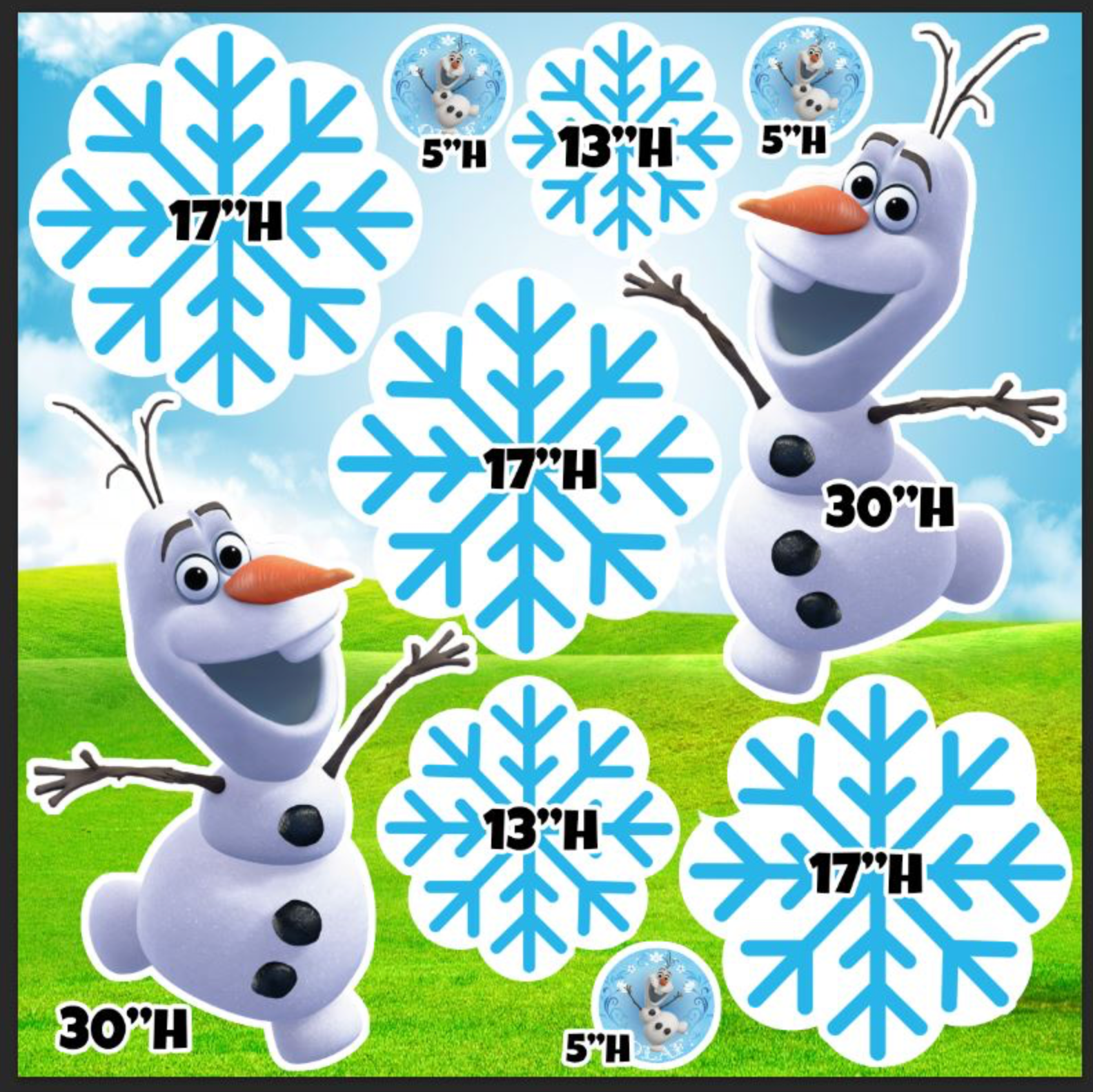 Frozen Princess UP656 HS BACKDROP Crorplast