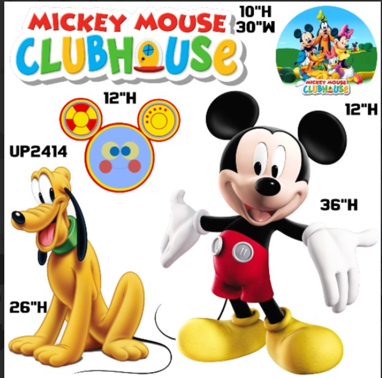 UP2414HS Mickey Mouse