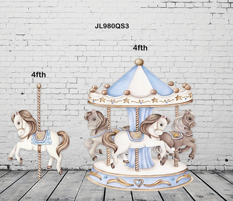 JL980QS3 BLUE CAROUSEL