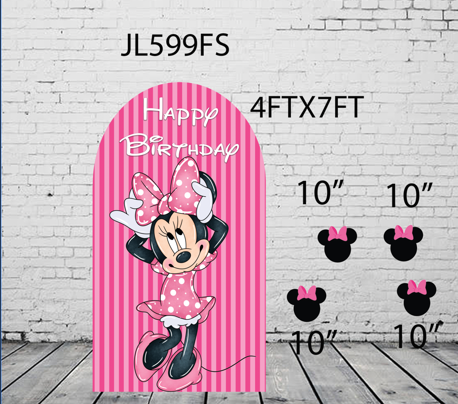 JL599FS SB MINNIE MOUSE PANEL SET