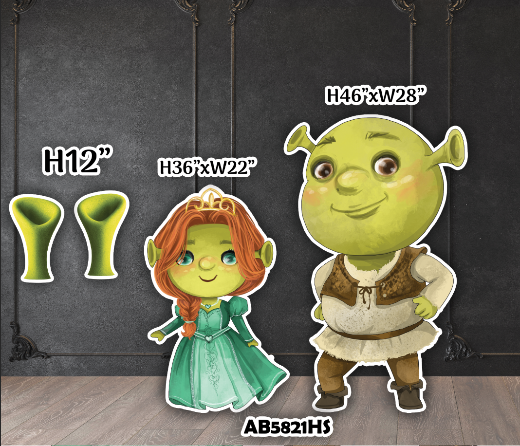 AB5821HS Watercolor Shrek