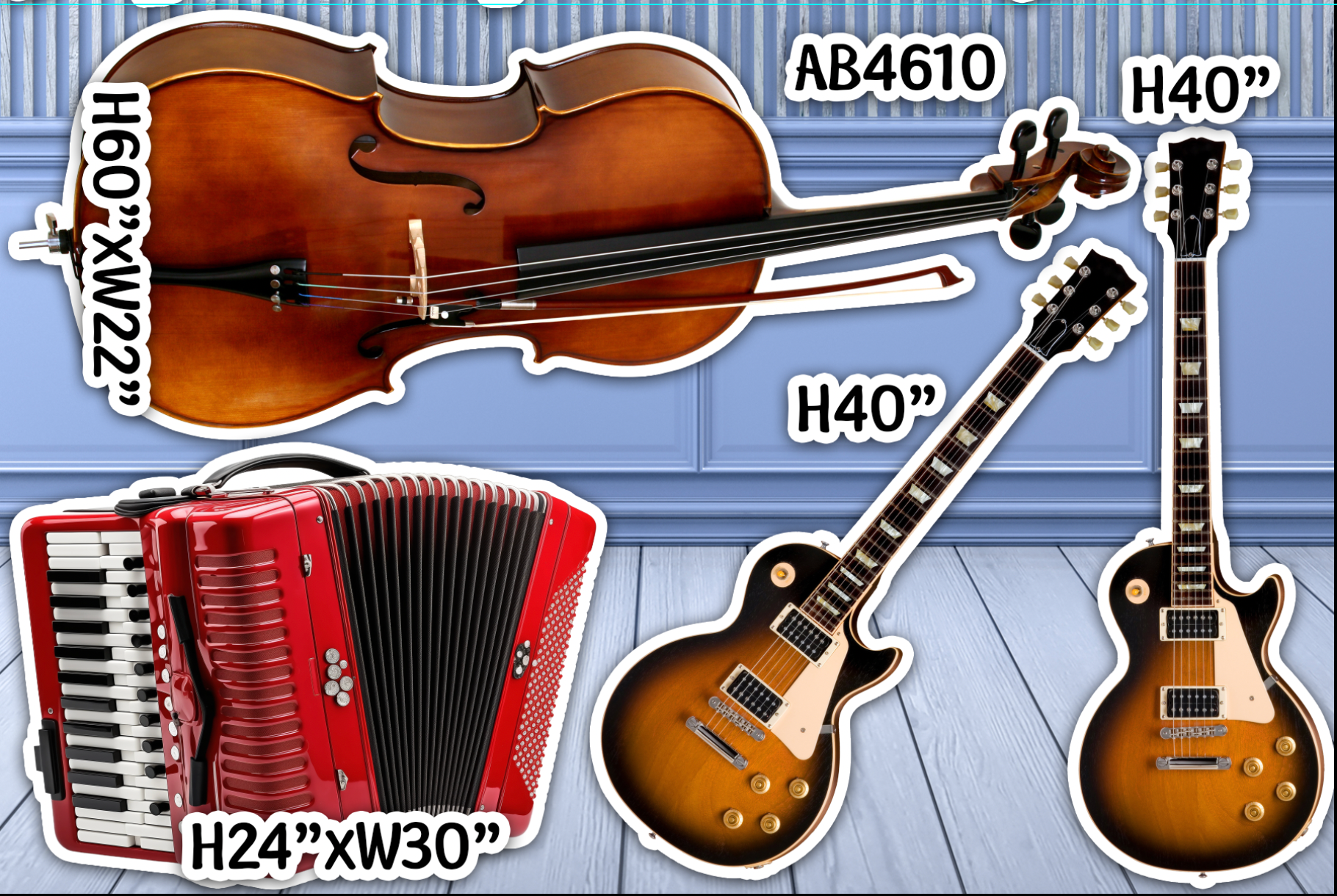 AB4610QS3(SB)  Instruments, Music norteno theme  mm