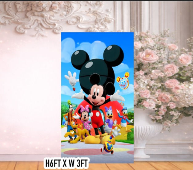 RA3816 MICKEY MOUSE PANEL 6X3 SB