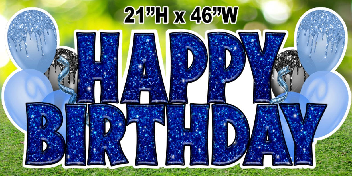 D134 QS Happy Birthday Sign