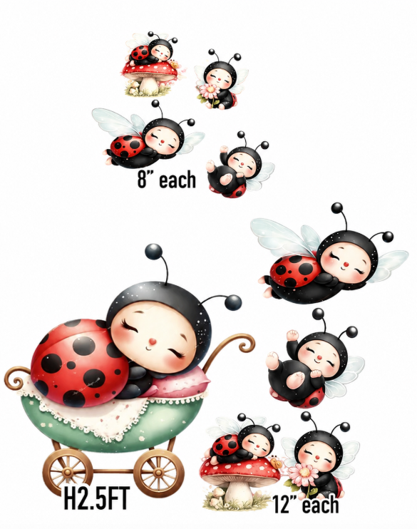 AB2401HS Cute lady bugs