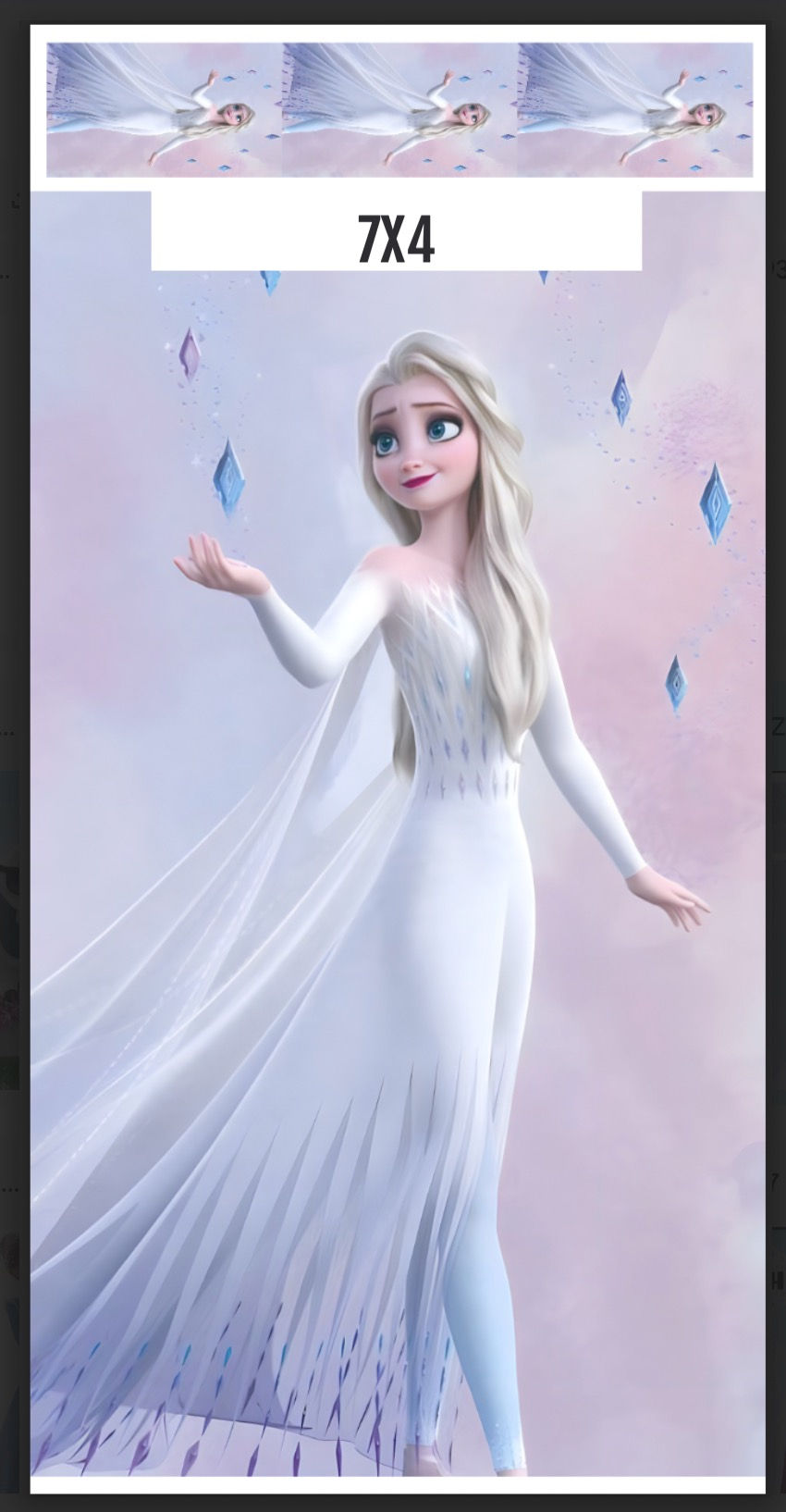 Frozen Princess RA4405 FS BACKDROP Crorplast