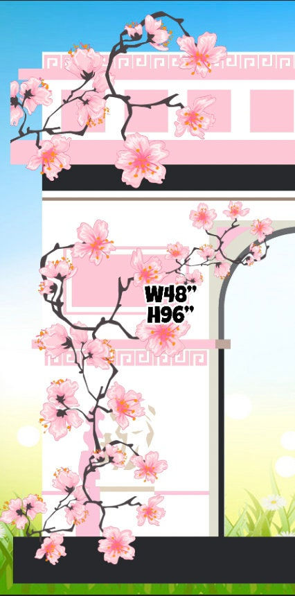 Thumbnail: Paris Black and Pink Party Props 3FS-RA982,981,980 Special Bord