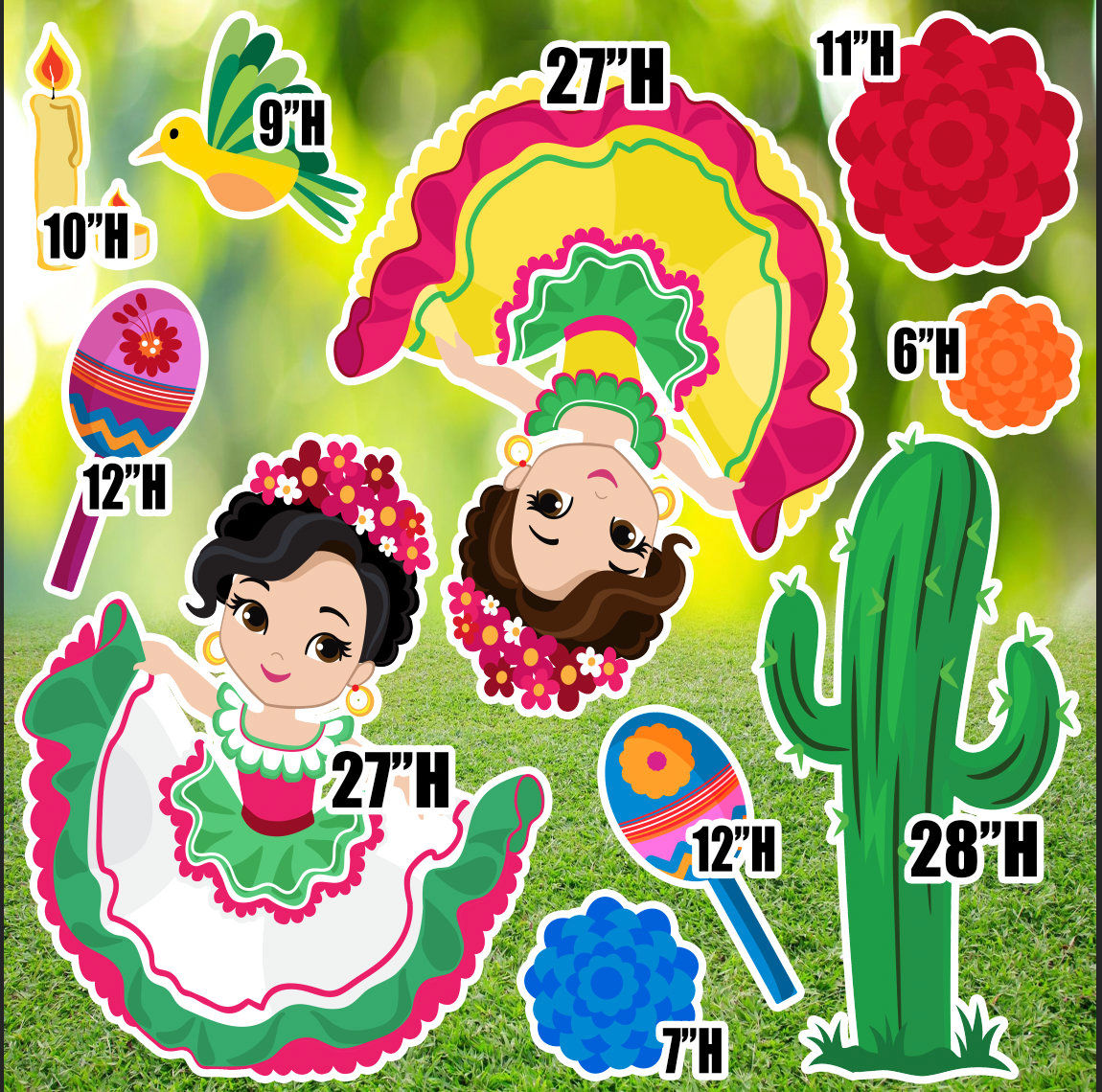 D133 HS party decorations: Cinco de Mayo Set
