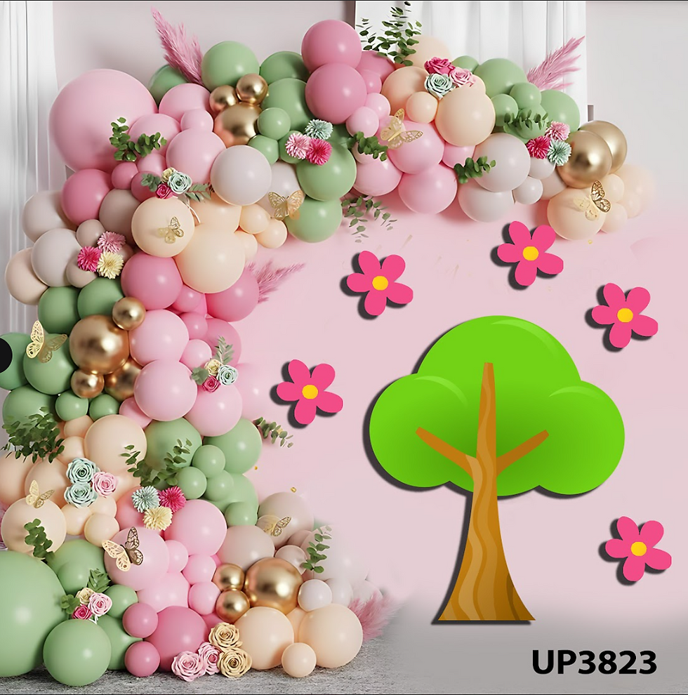 UP3823 HS TREEE with flowers