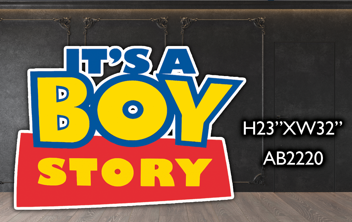 AB2220QS Its a boy story toy story theme