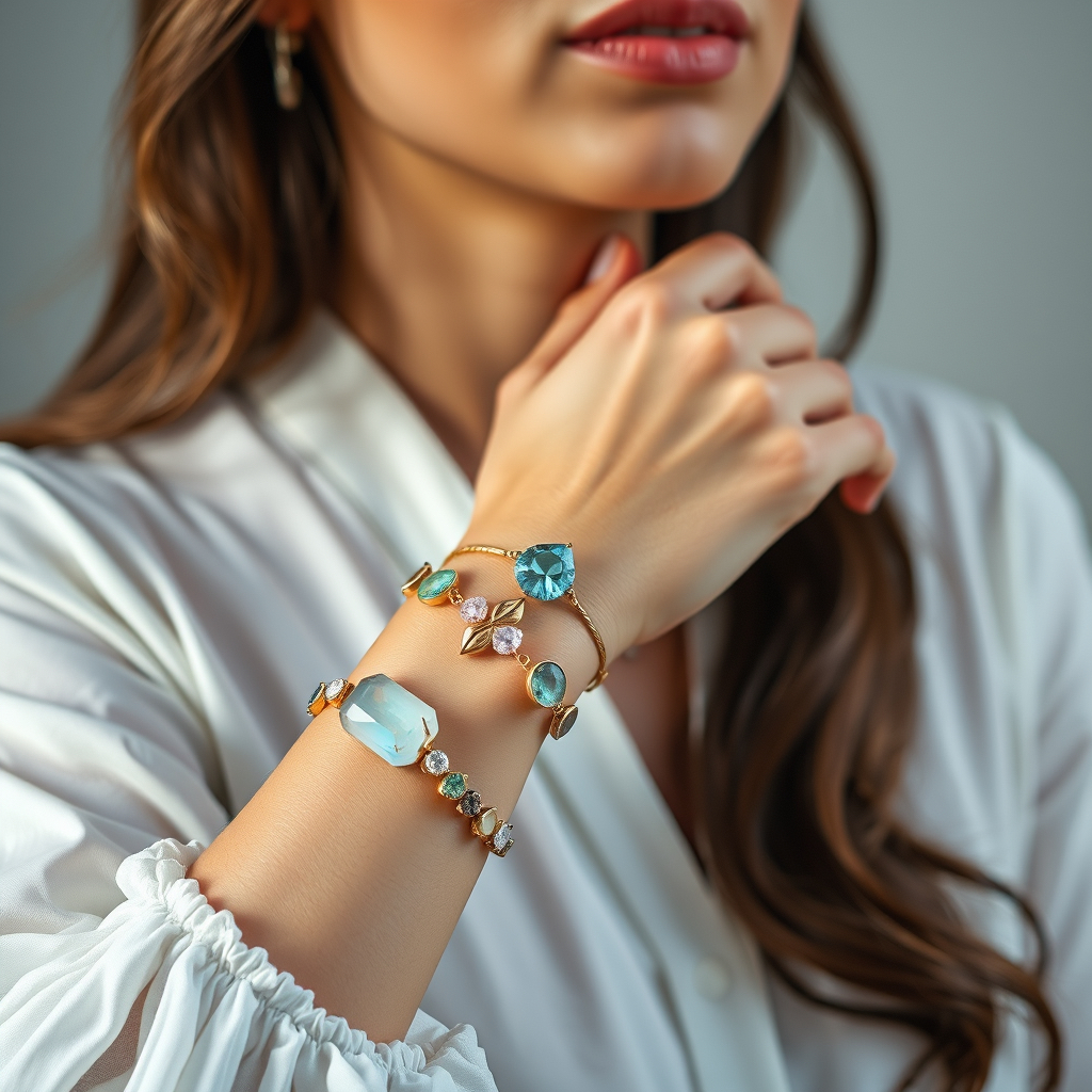 women wearing beautiful quartz bracelets.jpg