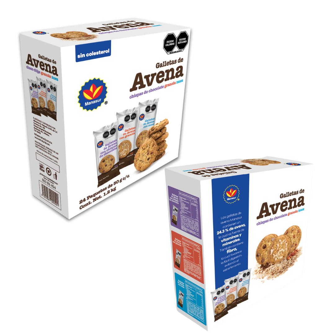 24 pack galletas Manasur (50  gr)
