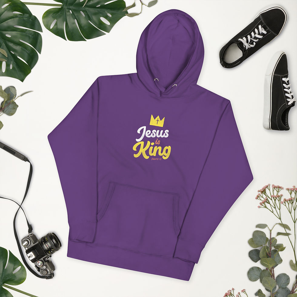 Thumbnail: Jesus is King Unisex Hoodie