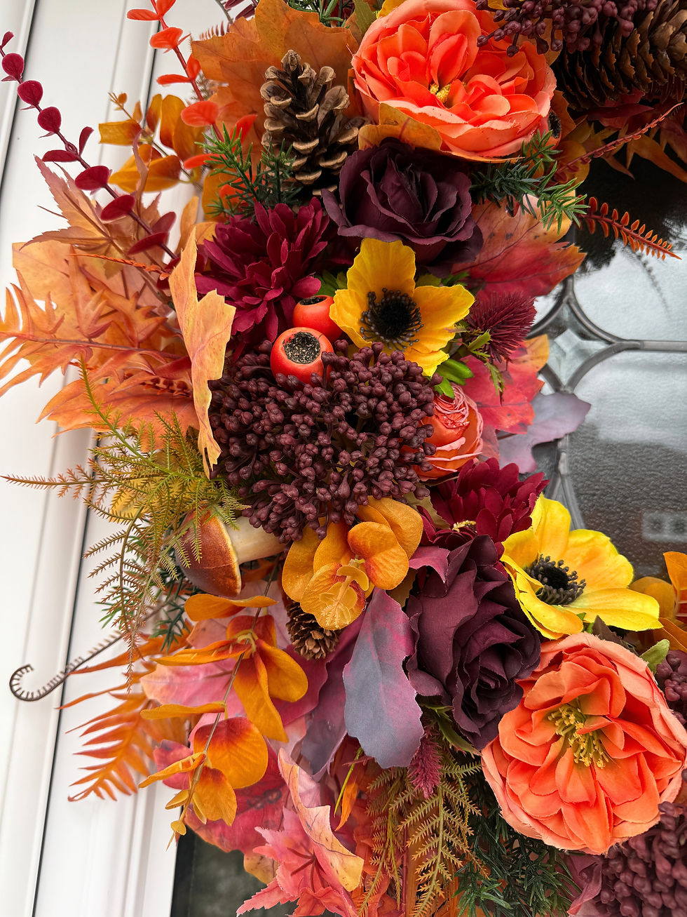 Thumbnail: Autumn Harvest Wreath - 70 x 62 cm