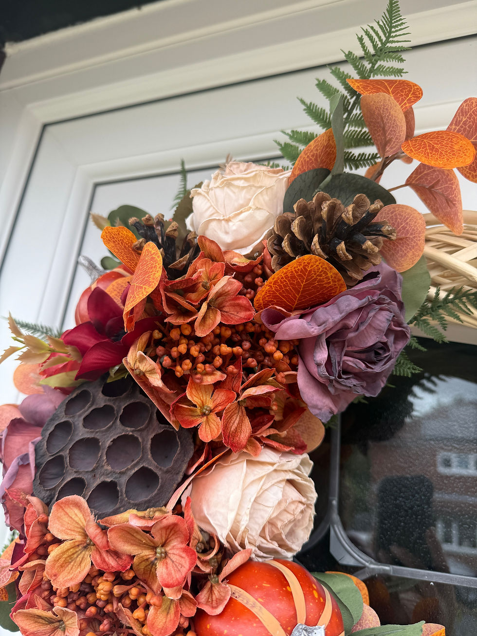 Thumbnail: Rust & Blush Wreath – 60 × 50 cm
