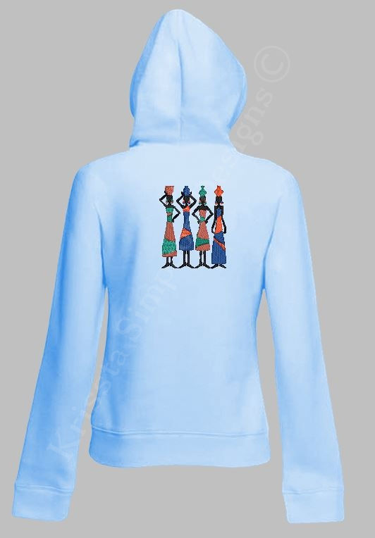 Thumbnail: African Tribe People Collection Nr.01 machine embroidery design