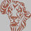 Thumbnail: Lion shaped African continent machine embroidery file.
