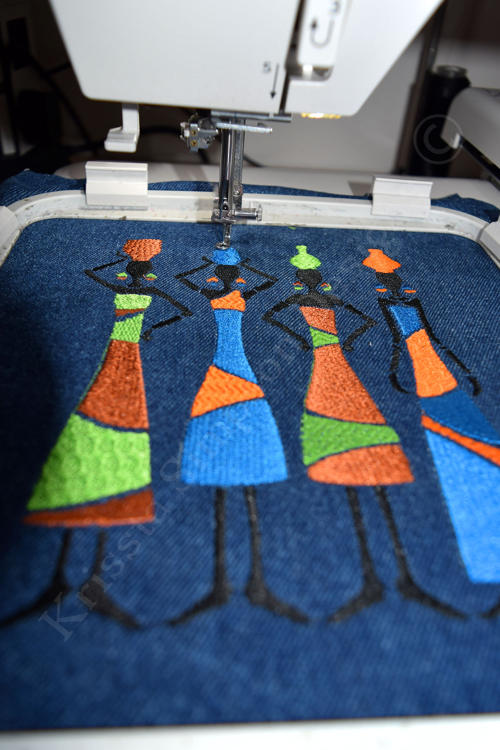 Thumbnail: African Tribe People Collection Nr.01 machine embroidery design