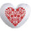 Thumbnail: Valentine's Heart 2 with a bonus Redwork machine embroidery design