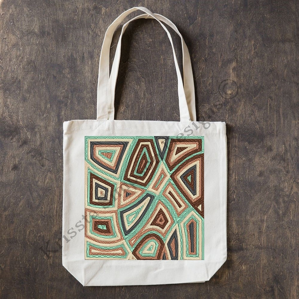 Thumbnail: Native African folk motif machine embroidery design