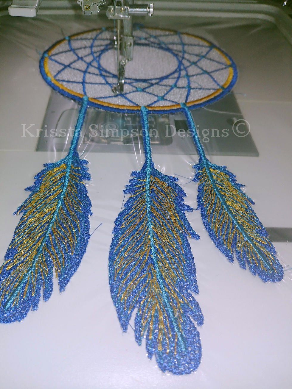Thumbnail: FSL Dreamcatcher 03 machine embroidery design