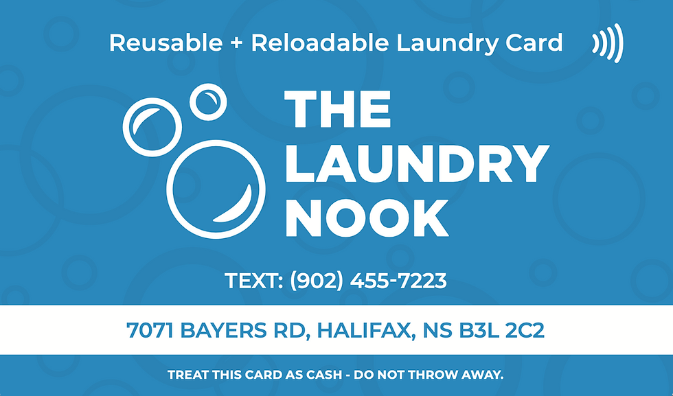 The Laundry Nook Reloadable Card