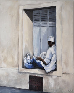 Pause clope 104x74cm, vendu