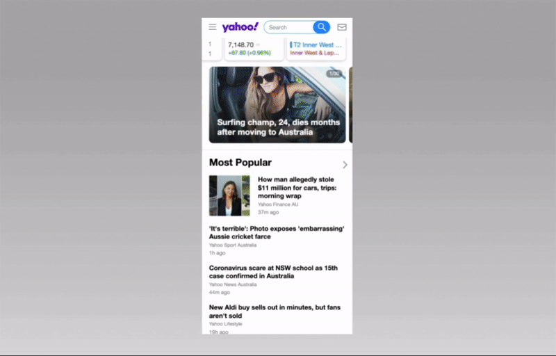 Presale mockup – Renault ad unit with embedded video