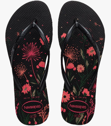 Havaianas Women's Slim Organic Flip Flops - Spring and Summer Pool Sandal