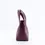 Thumbnail: Sac vegan Lubay Scaldis Medium en Grape Skin couleur Vin bordeaux, vue de profil élégante sans anse amovible, sur fond blanc.