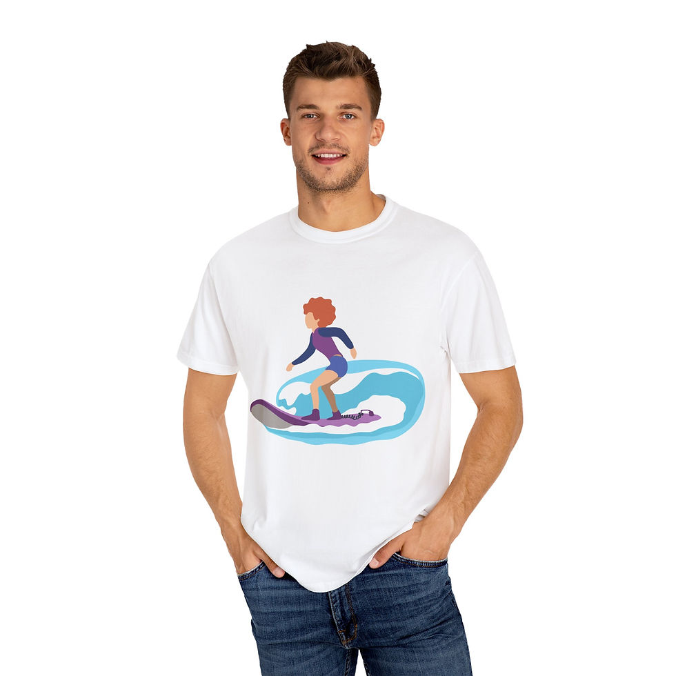 Thumbnail: Surfing Adventure Unisex T-Shirt | Relaxed Fit | Perfect for Beach Days