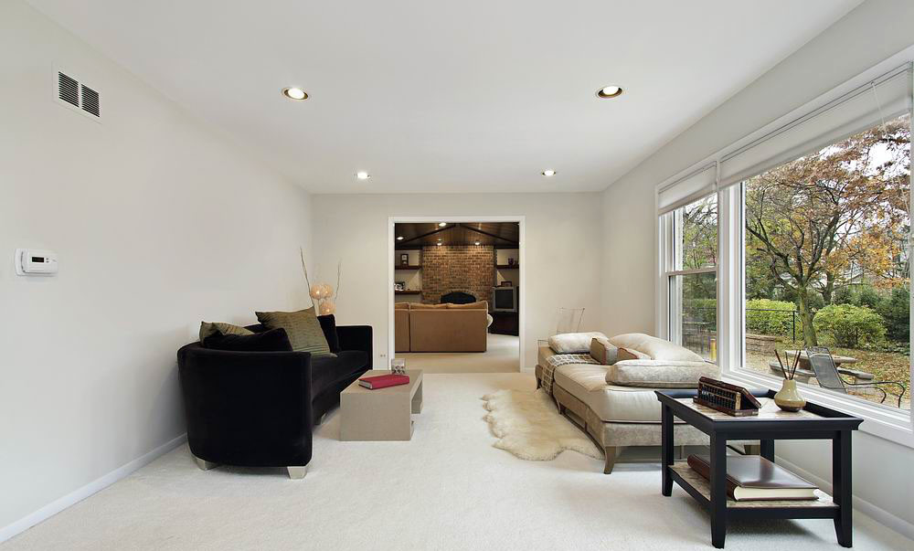 תקרה מתוחה בגימור גבס