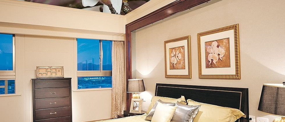 Объемный натяжной потолок