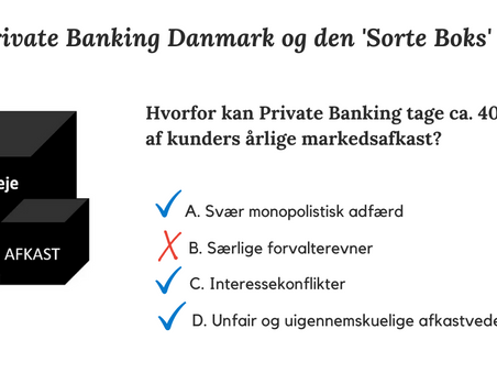 PRIVATE BANKING I DANMARK – "HOLISME" OG MONOPOLISTISK ADFÆRD