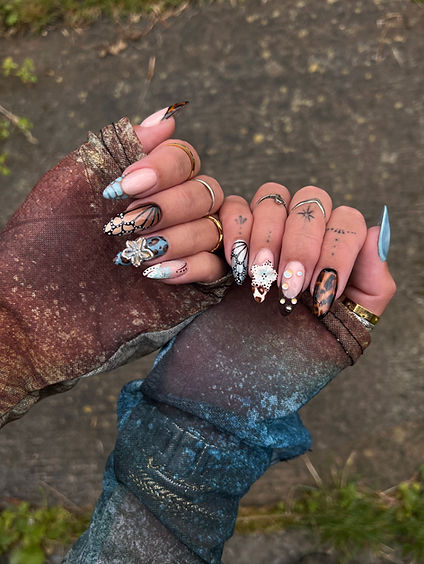 Gel nails Bolton | BIAB nails Bolton | Bolton Nail Tech | Bolton Nails | Nail Art Specialist | Best nail tech Bolton 3D Nail Art Y2k Nails Gel X Manicure