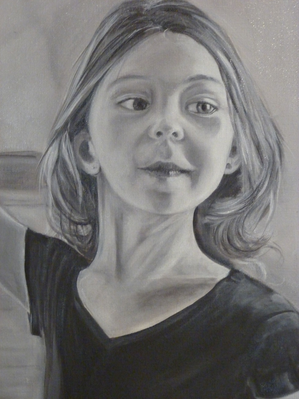Soline en danseuse, 2018 60f huile