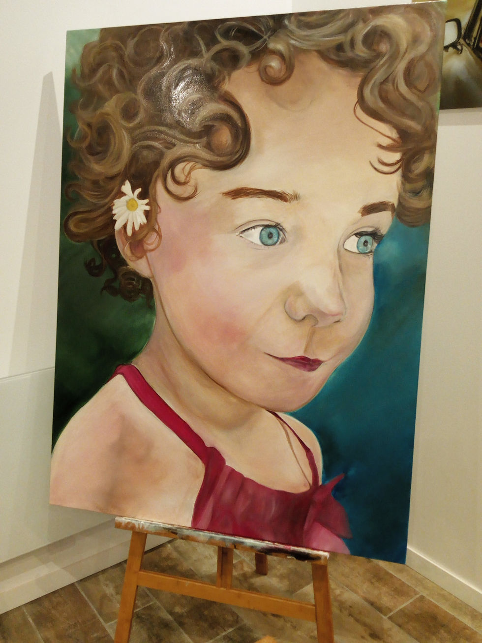 Noémie huile sur toile 2017