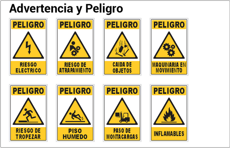 Advertencia y Peligro