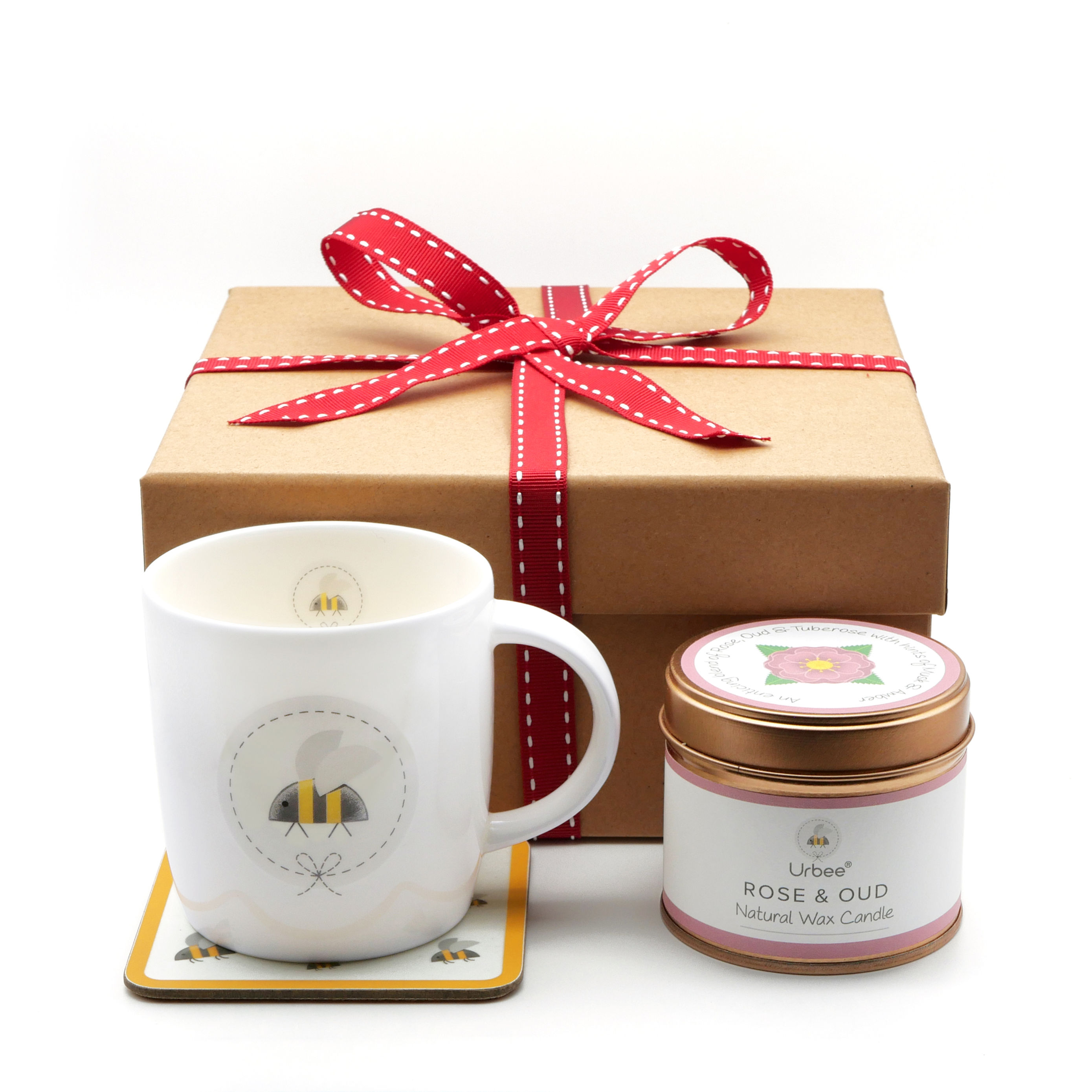 Mug, Coaster & Candle Gift set