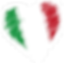 Italienische Flagge als Herz: Liebe für Italien