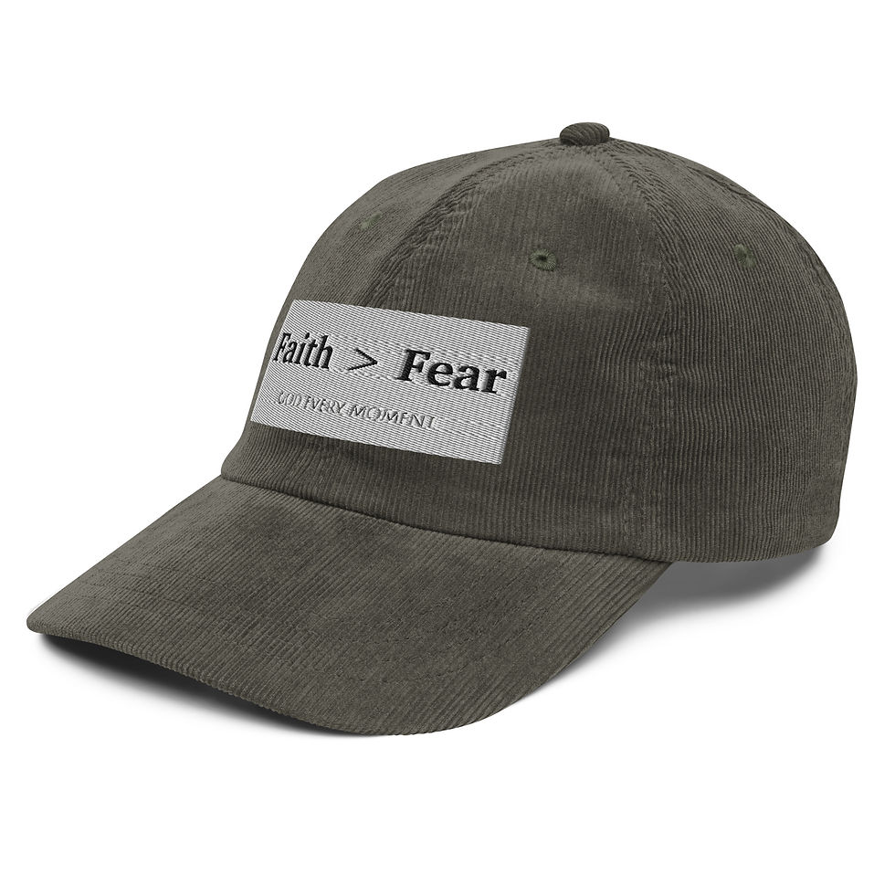 Thumbnail: Faith > Fear Vintage Corduroy Cap